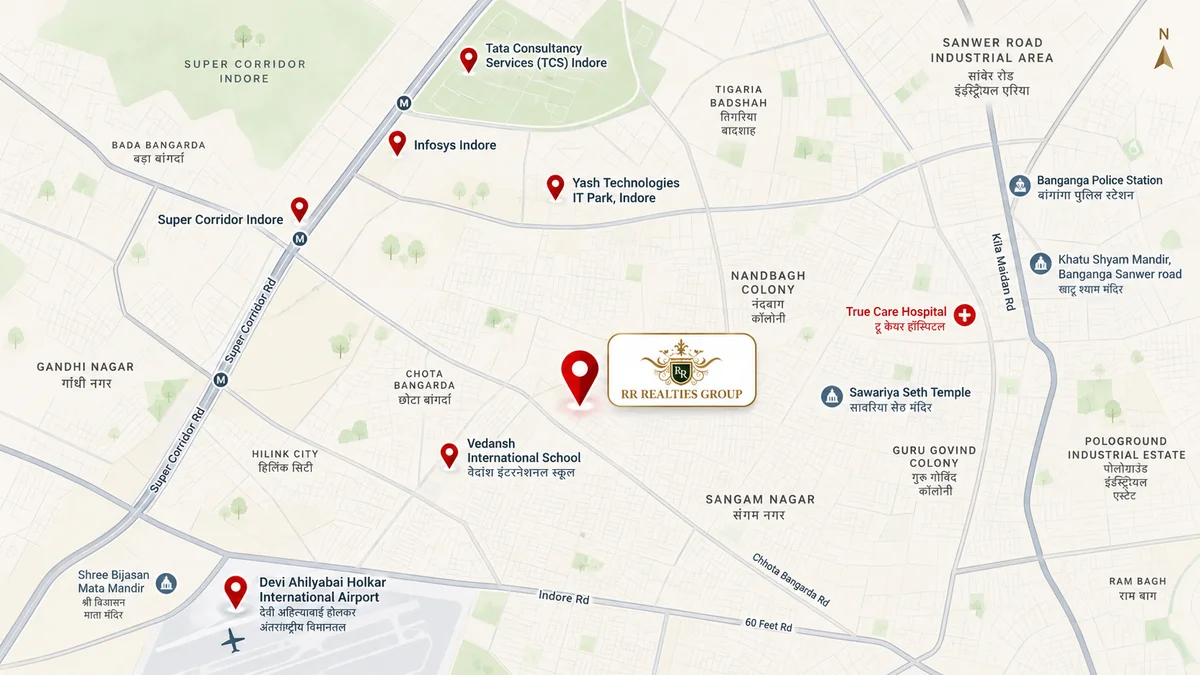 RR Healthy Town location map